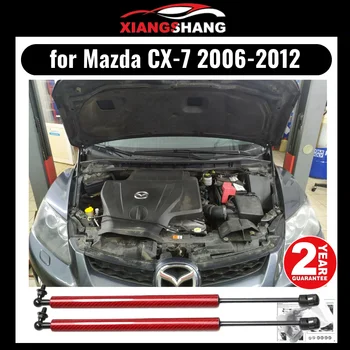 Автомобильный Стайлинг Передний Капот Газовые Стойки Подъема Амортизатор для Mazda CX-7 SUV 5-дверный 2006-2012 Амортизатор Из углеродного волокна