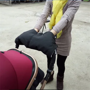 Новая детская Водонепроницаемая Зимняя детская коляска, перчатки без пальцев, грелка для детской коляски