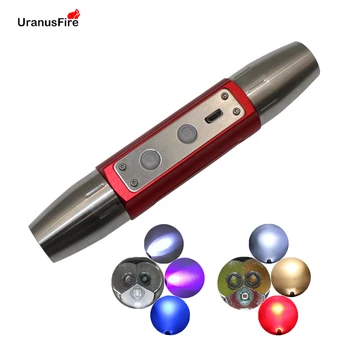 Ультрафиолетовый нефритовый фонарик USB, перезаряжаемый 365 нм, 395нм, ультрафиолетовый янтарный эксперт, светодиодный фонарик, Детектор денег, ультрафиолетовая лампа