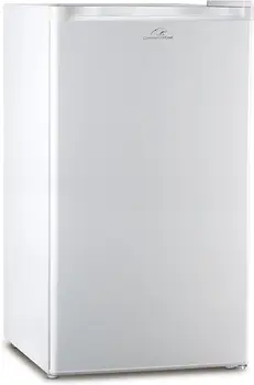 Крутой CCR32W компактный однодверный холодильник с морозильной камерой, мини-холодильник объемом 3,2 кубических фута, белый